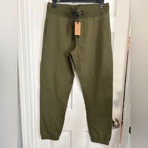 BNWT RAG & BONE MEN ICON ORGANIC COTTON SWEATPANT JOGGER DARK OLIVE MEDIUM (M)